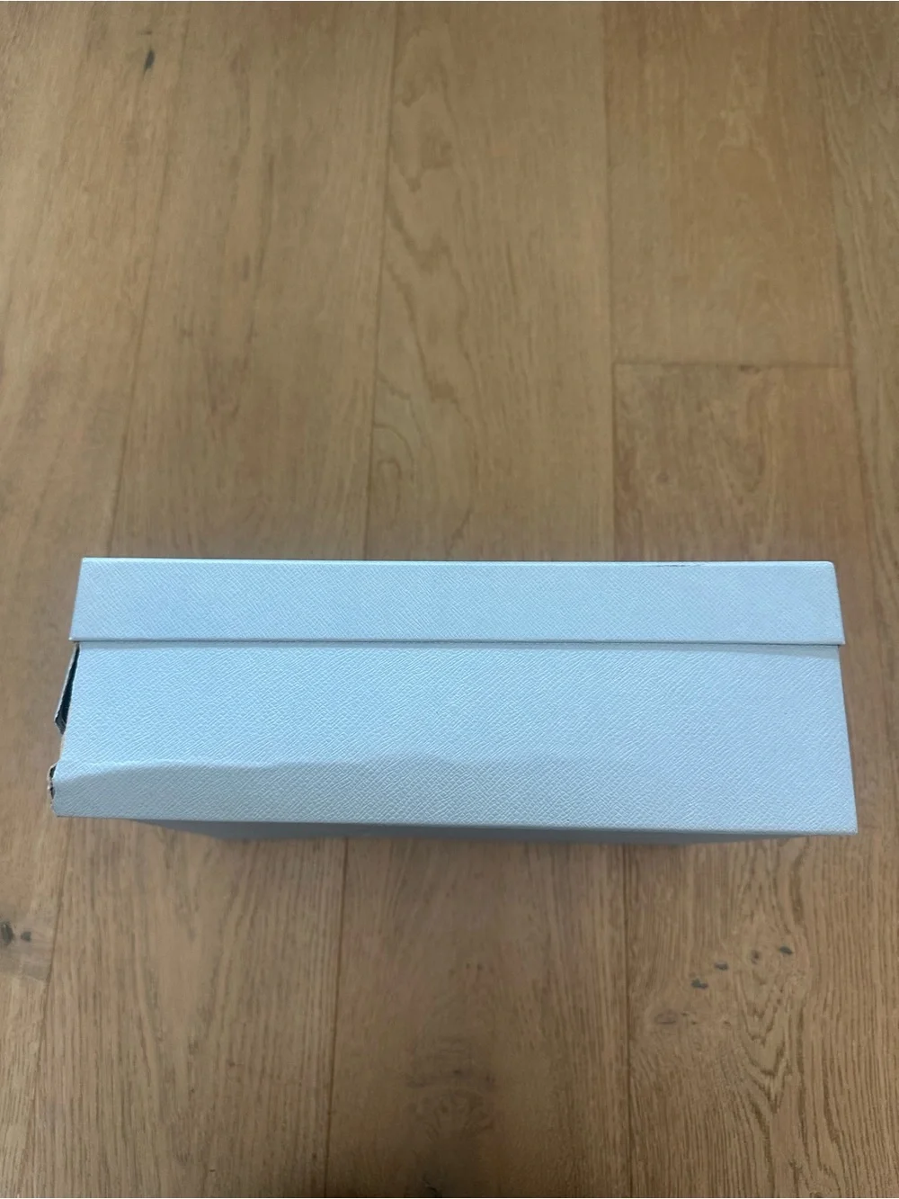 Authentic Prada Milano Designer Shoe Box w/ Original Tissue Paper Luxury Storage
